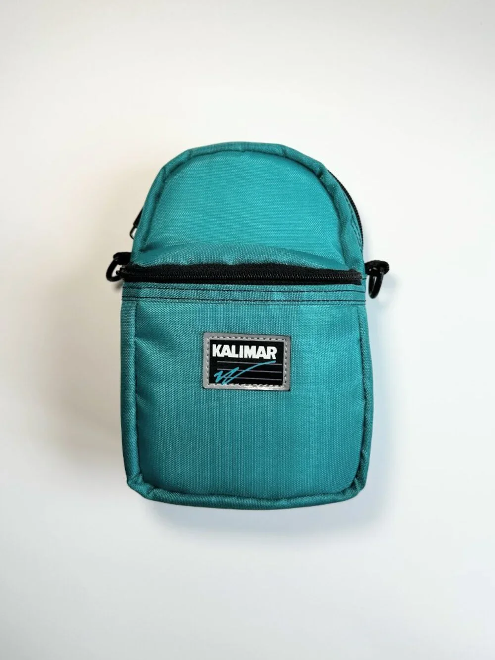 Kalimar Vintage 90s Small Teal Shoulder Nylon Camera Pouch Bag, No Straps